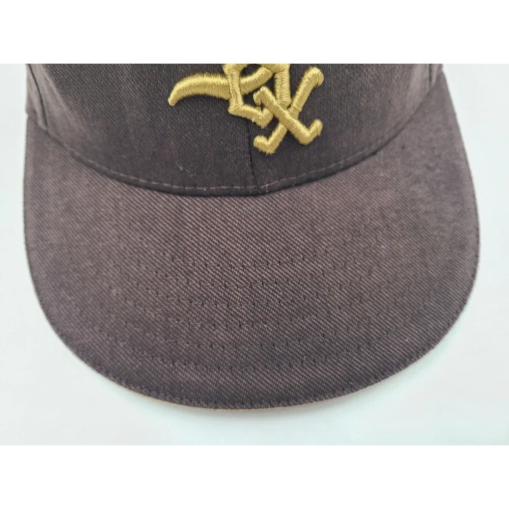 Youth Chicago White Sox‎ Twins Enterprise Flex Fitted Hat Cap MLB Baseball Brown